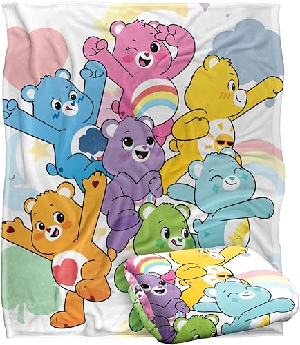 Miniatura 8 de Care Bears - Manta de 36 x 58 pulgadas, manta de Care Bears de tacto sedoso, súper suave