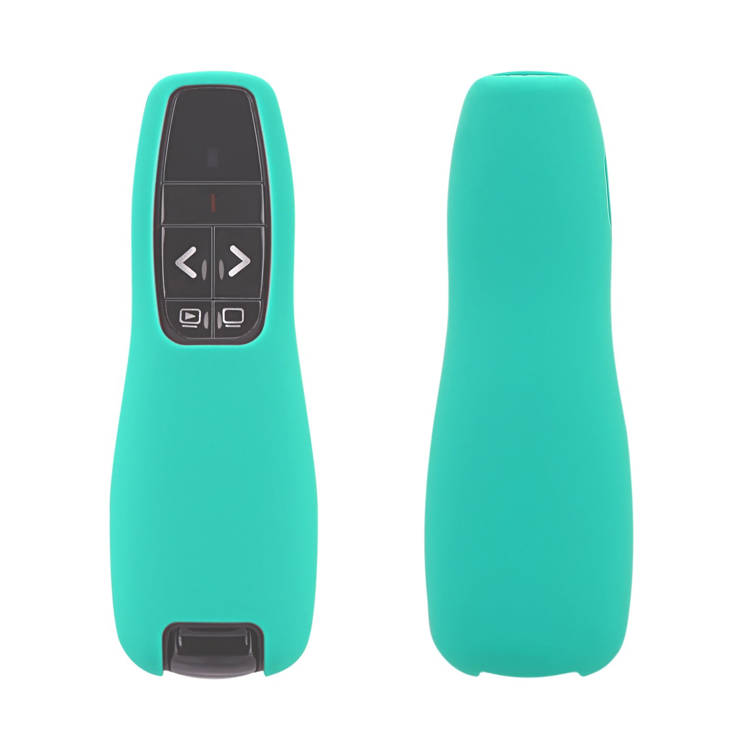 MoimTech Silicone Case for Logitech Wireless Presenter R400, Anti-Slip and Shock Proof Silicone Cover for Logitech R400 Presenter Remote Control