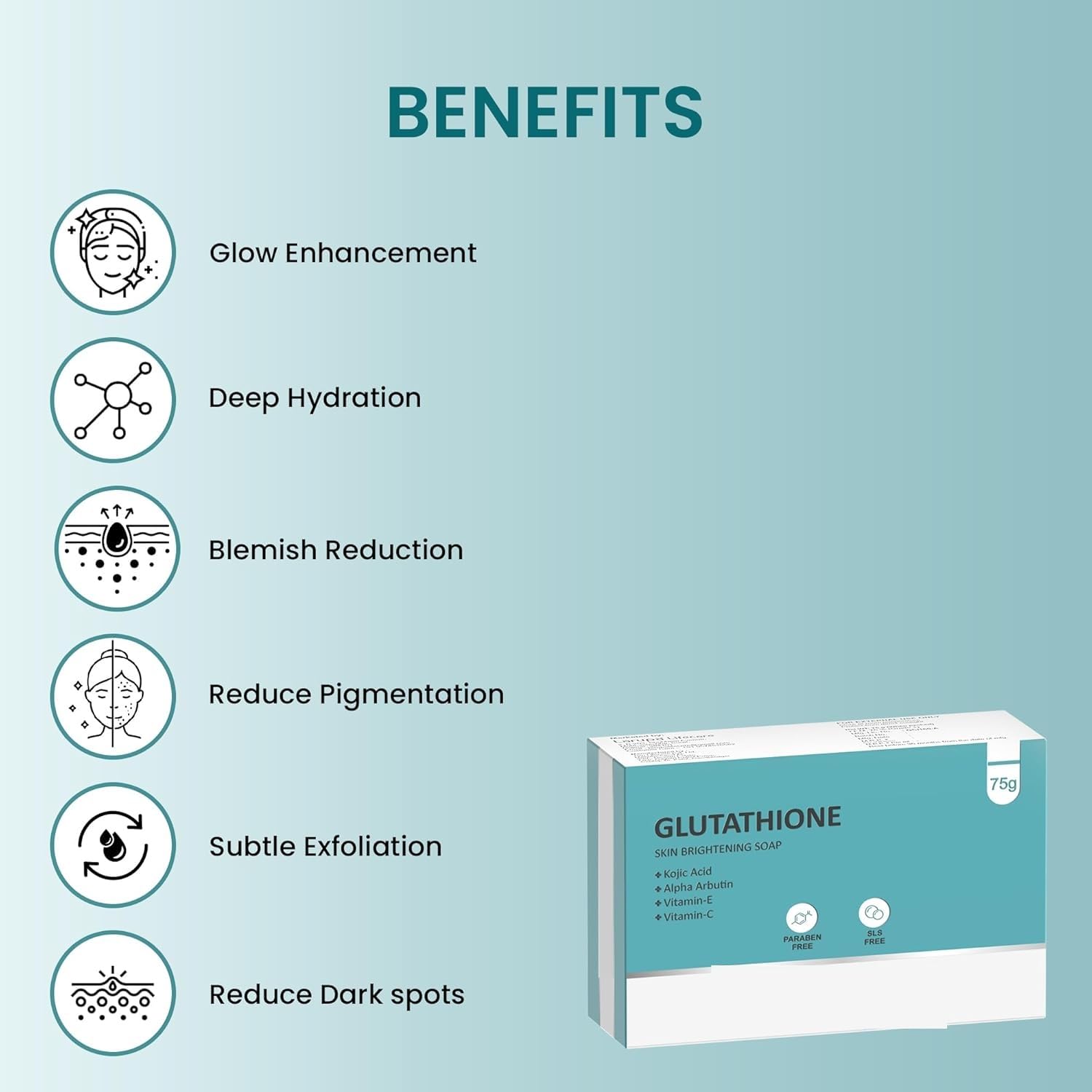 kojic acid vitamin e and glutathione soap Neon Gluta C&E Soap – NS01 main image 0