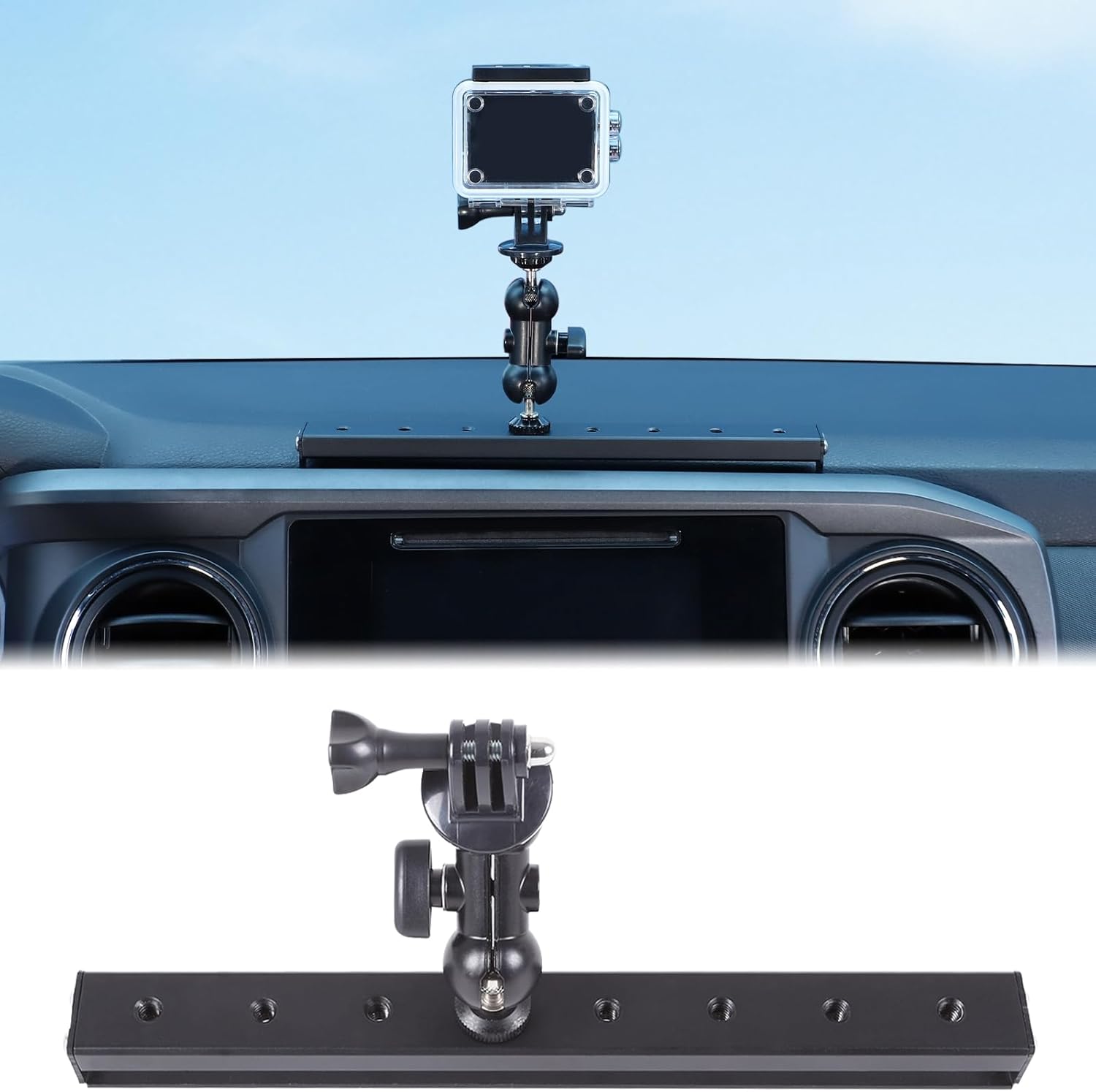 Aunginsy Dash Cam Mount Holder Compatible with Toyota Tacoma 2016