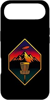 Sunset Disc Golf - Mountains Basket Trees Case for iPhone Air