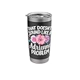 Adrienne Personalized Cute Flower Girls Adrienne Name Stainless Steel Insulated Tumbler