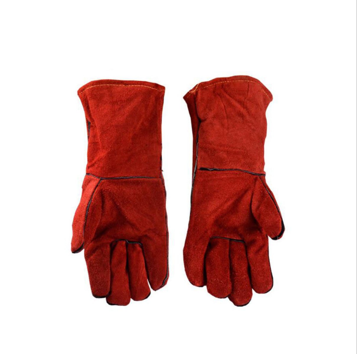 Protective Gloves Welders Gloves Fire Gloves High Temperature Leather Welding Gloves