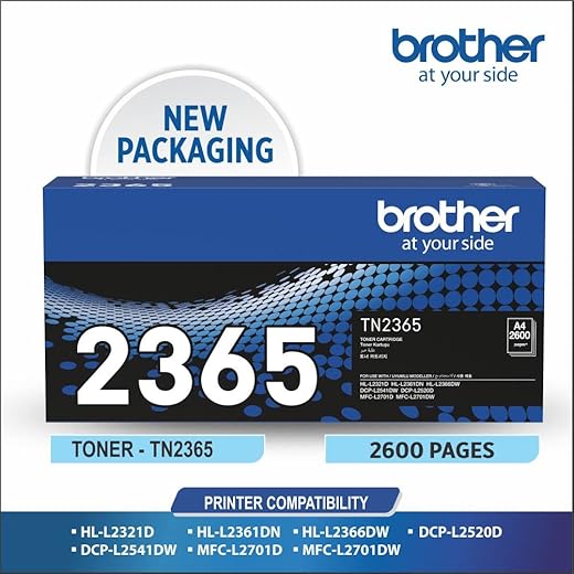 Brother Toner TN-2365 2600 Pages Yield