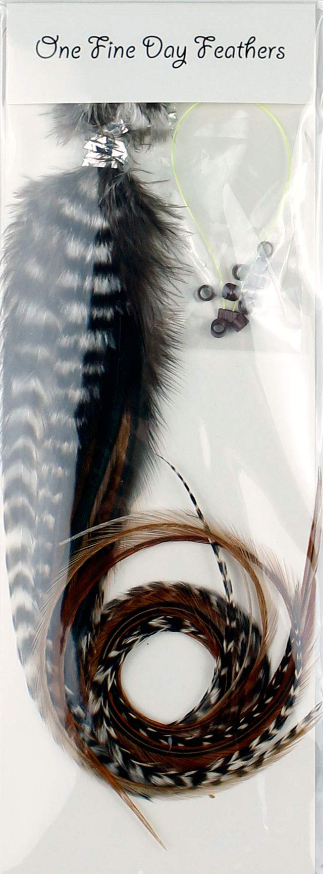 10 super longues 33-38+ cm extensions de cheveux en véritables plumes