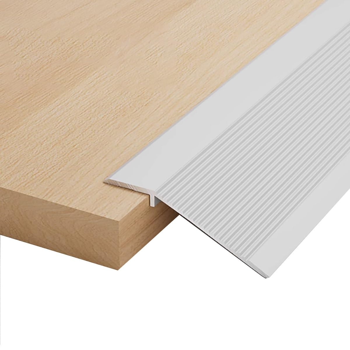 Aluminiowy profil przejściowy do nierównych podłóg 90 cm antypoślizgowy profil progowy regulacja wysokości 1035 mm trwałe rozwiązanie przejściowe do podłogi