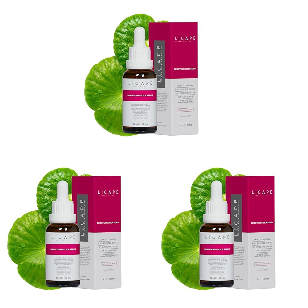 Licape%76 Centella Asiatica Aydınlatıcı Cica Serum 30ml (3 paketi)