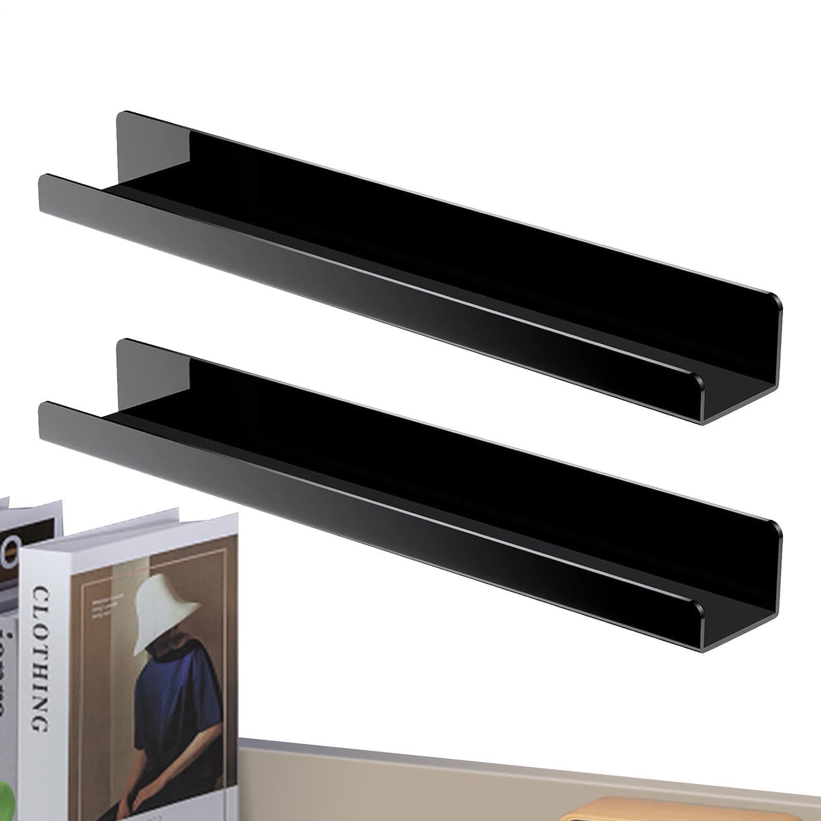 Étagères flottantes avec support transparent acrylique magnétique innovant