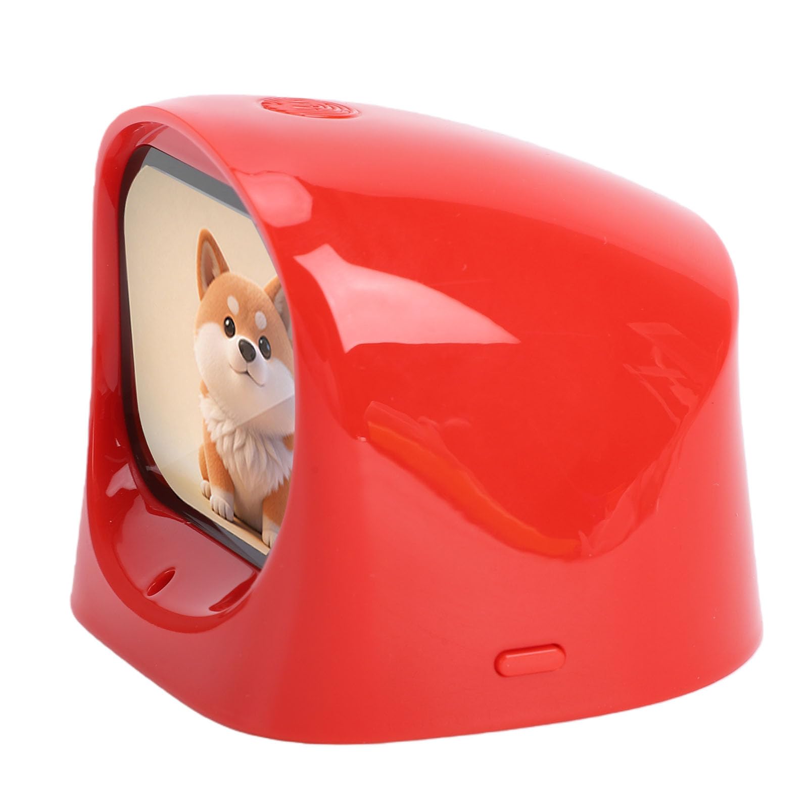 SIXRUN Robot para Salpicadero de Coche, ABS Smart Car Companion con Pantalla de 2,01 Pulgadas, Chat AI, Monitoreo en Tiempo Real, Batería de 1000 MAh, para Viajes Familiares por Carretera y (Rojo)