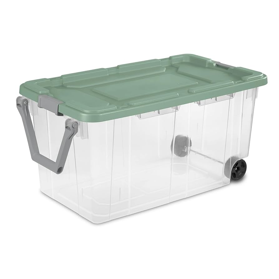【新品】RAIN OR SHINE SOFT CONTANER L 40L Amazon.com - Storage Bin 40 Gallon 160 Qt Wheeled Industrial