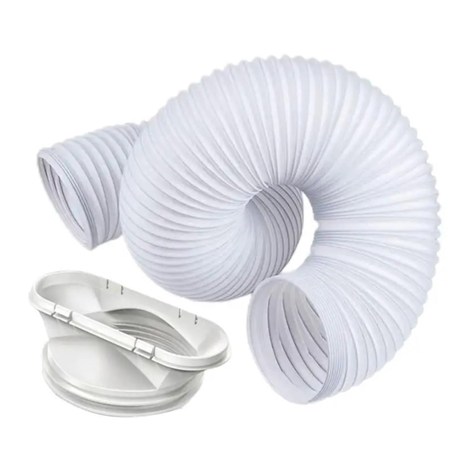 Tuyau d'échappement de climatisation flexible et extensible à filetage inversé