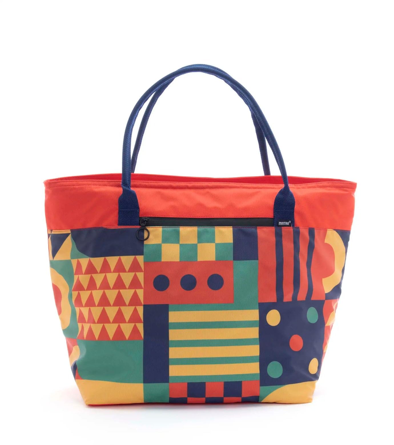 Tote Waterproof Cooling Bag, Large Capacity Bag, Picnic Cooler with Hand Holder, Portable & Easy Clean Tote (60 x 40 x 24 cm) (Dice Maze)