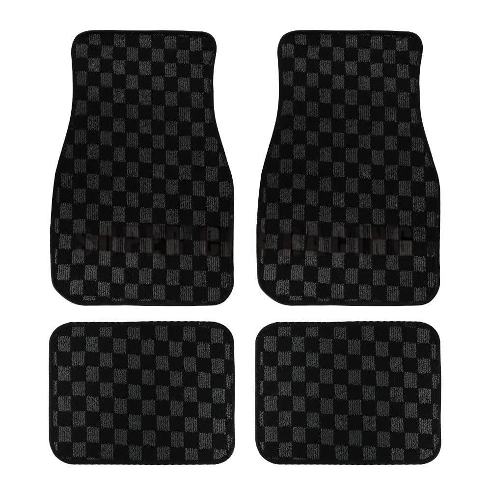 MNAAZVSOL 4 Pcs Car Floor Mats, for Volvo S40 S60 S80 S90 XC40 XC60 XC90 C30 Luxury Interior Carpets Waterproof Anti-Slip Heavy Duty Decorative Auto Rugs Padding Set,A