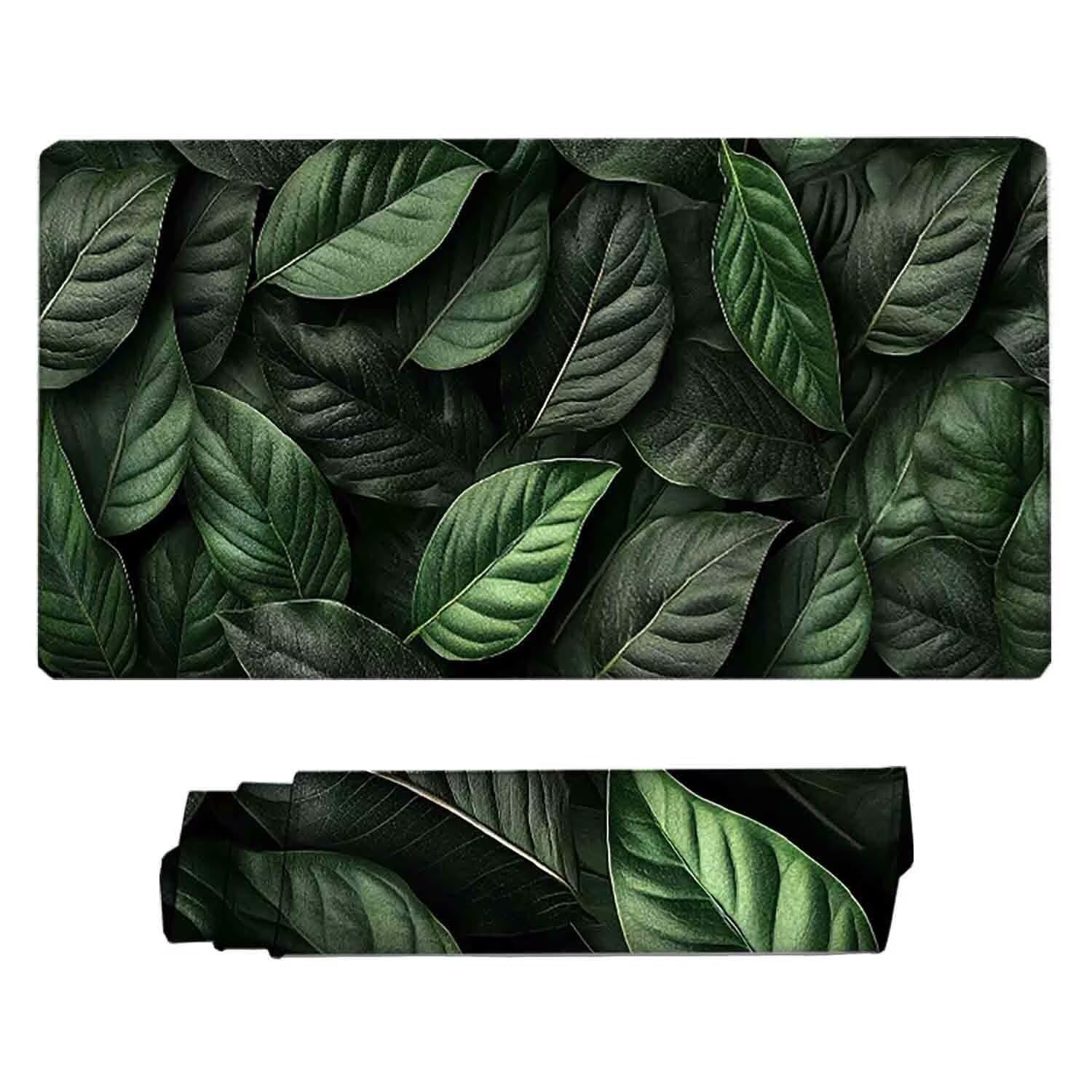 Podkładka pod mysz zielona podkładka pod mysz XXL 1200 x 600 mm podkładka pod mysz z przeszytymi krawędziami i gumową podstawą antypoślizgowa podkładka pod mysz XXL do komputera, laptopa, akcesoria