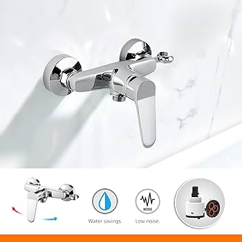 Shower Mixer Valve Kit Single Handle Shower Valve Body Replacement Single Function Rough-In Valve Bathroom Tub Shower Trim Kit Brushed Gold Zen Range - YSW Tapware