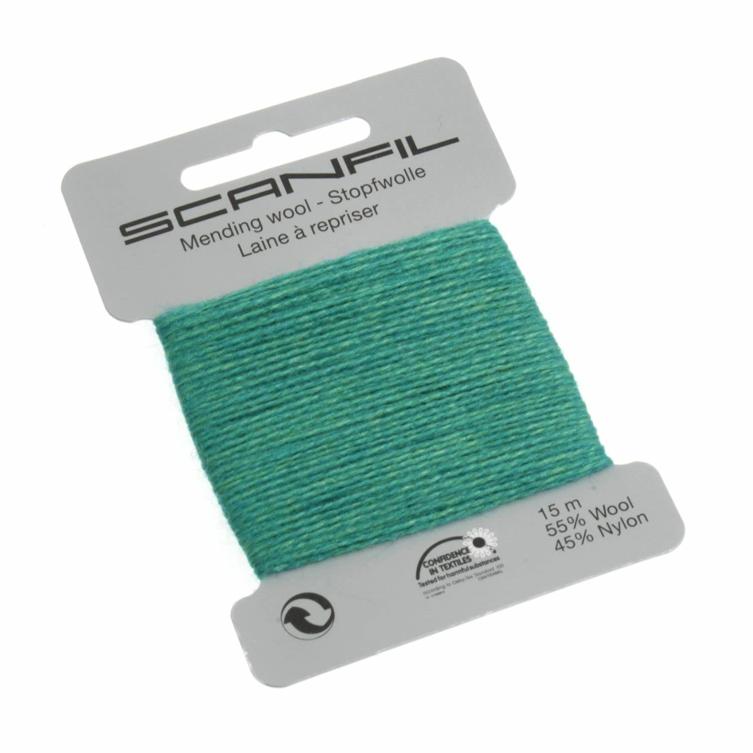 Scanfil Mending Wool 15m Emerald
