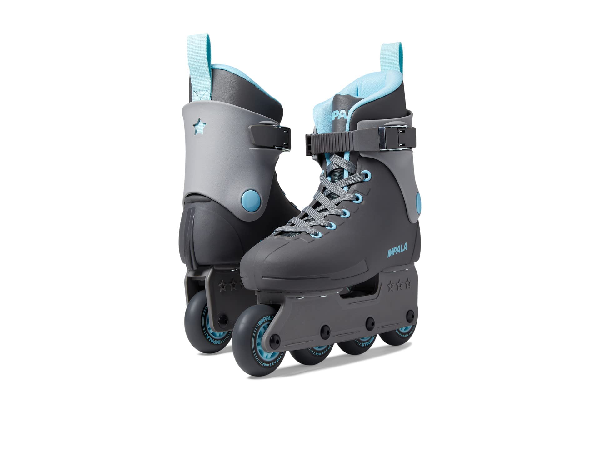 Impala Rollerskates Impala Lightspeed Inline Skate Blue/Grey 10 M