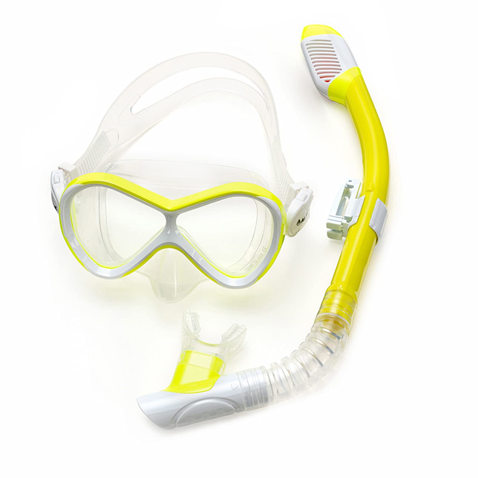 Juego de máscara de Buceo para niños, Equipo de Snorkel Profesional, Gafas antivaho con Tubo de Gafas de Snorkel para niños de 4 a 12 años Máscara de natación