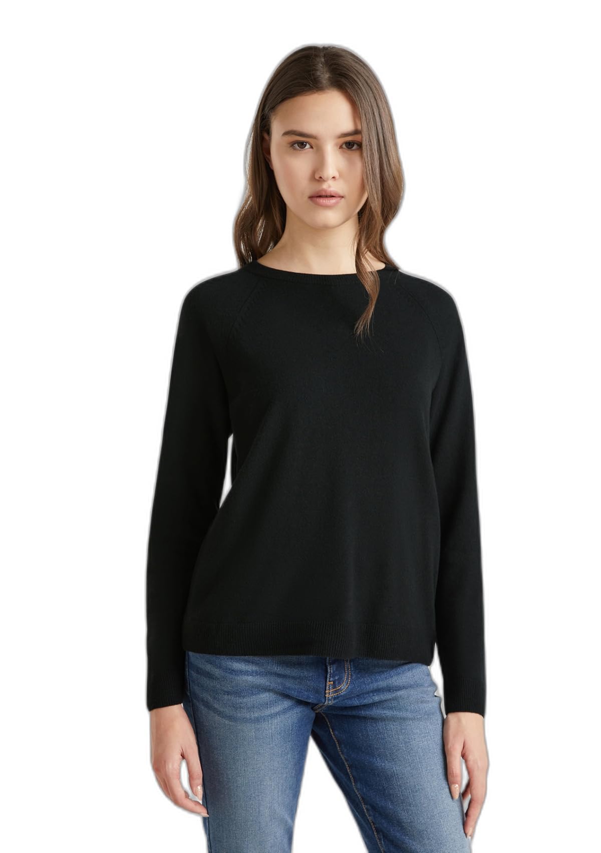 United Colors of Benetton Damen Jersey M/L 1035d1p17 Pullover (1er Pack)