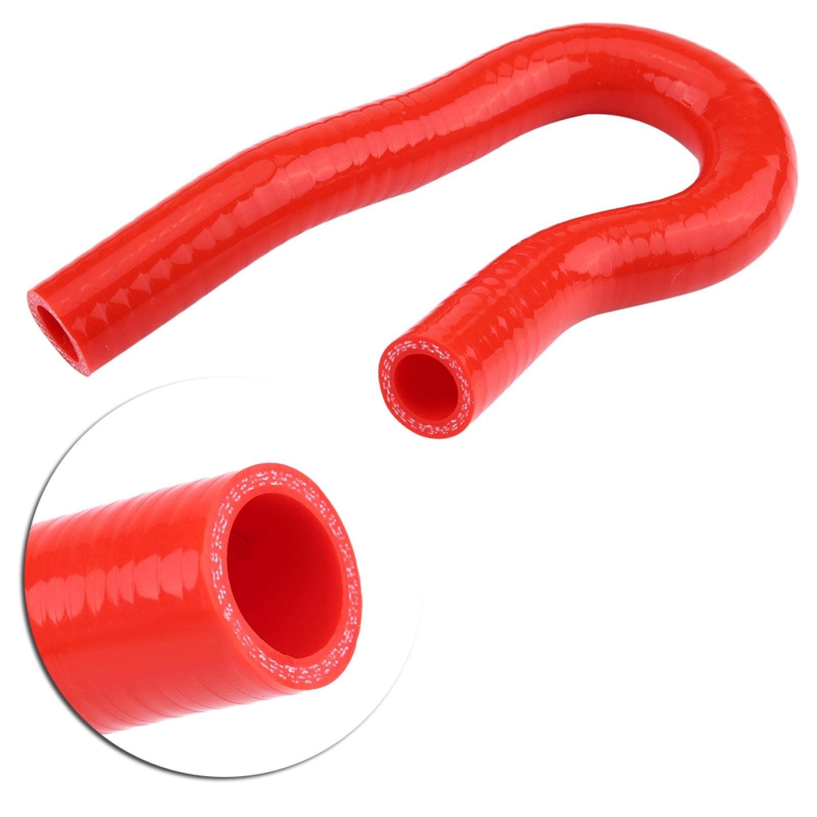 Kit de manguera de radiador de silicona, kit de manguera de refrigerante de radiador automático de silicona para coche 9 piezas para Civic D15 D16 SOHC EG/EK 1992-2000(rojo)