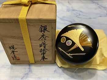 茶道具　棗　一友斉　金蒔絵　螺鈿 茶道具棗一友斉金蒔絵螺鈿