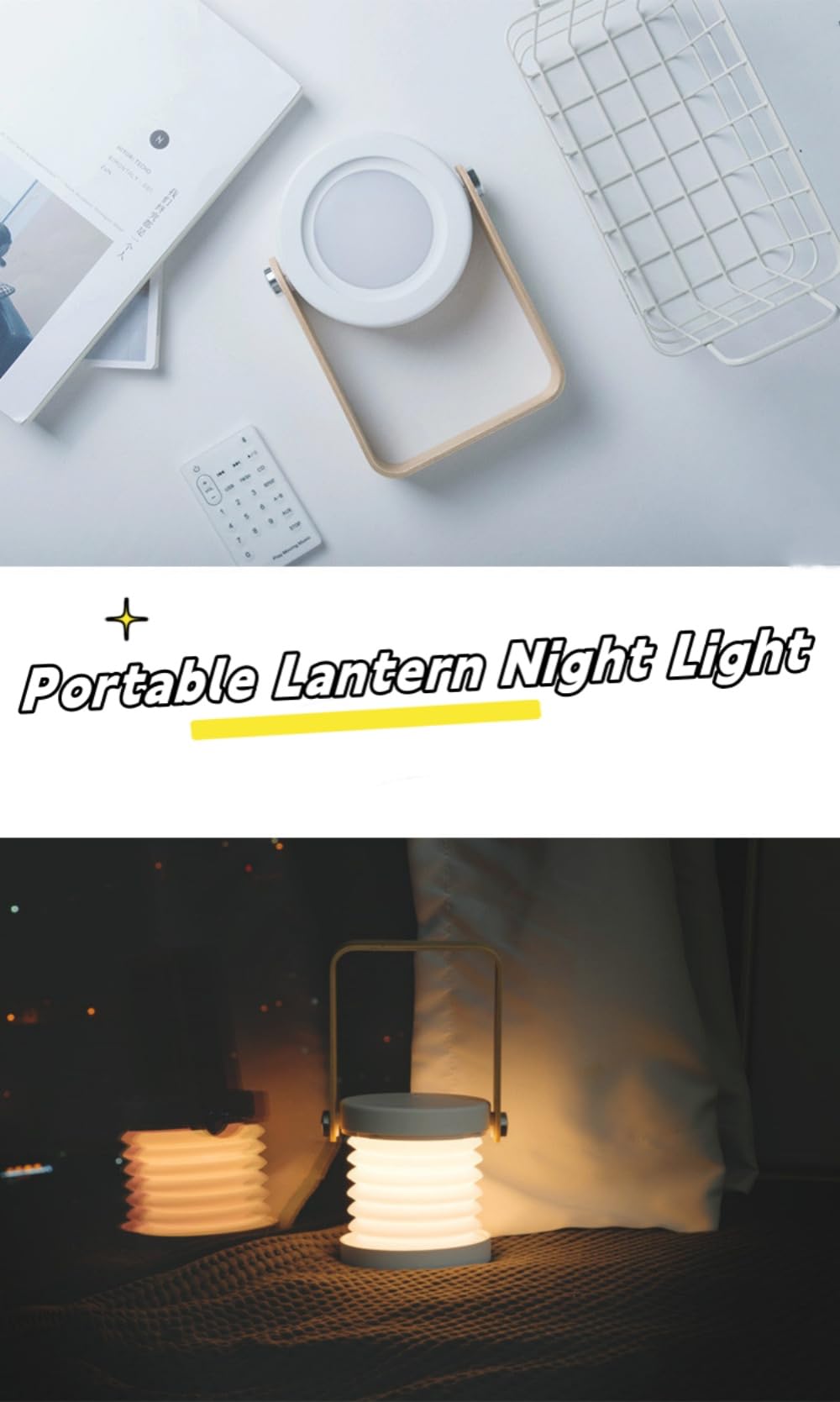 Linterna telescópica para niños, luz nocturna estirada, también linterna portátil, recargable por USB, práctica decoración de mesa de guardería, dormitorio y ABS, el mejor regalo de cumpleaños y