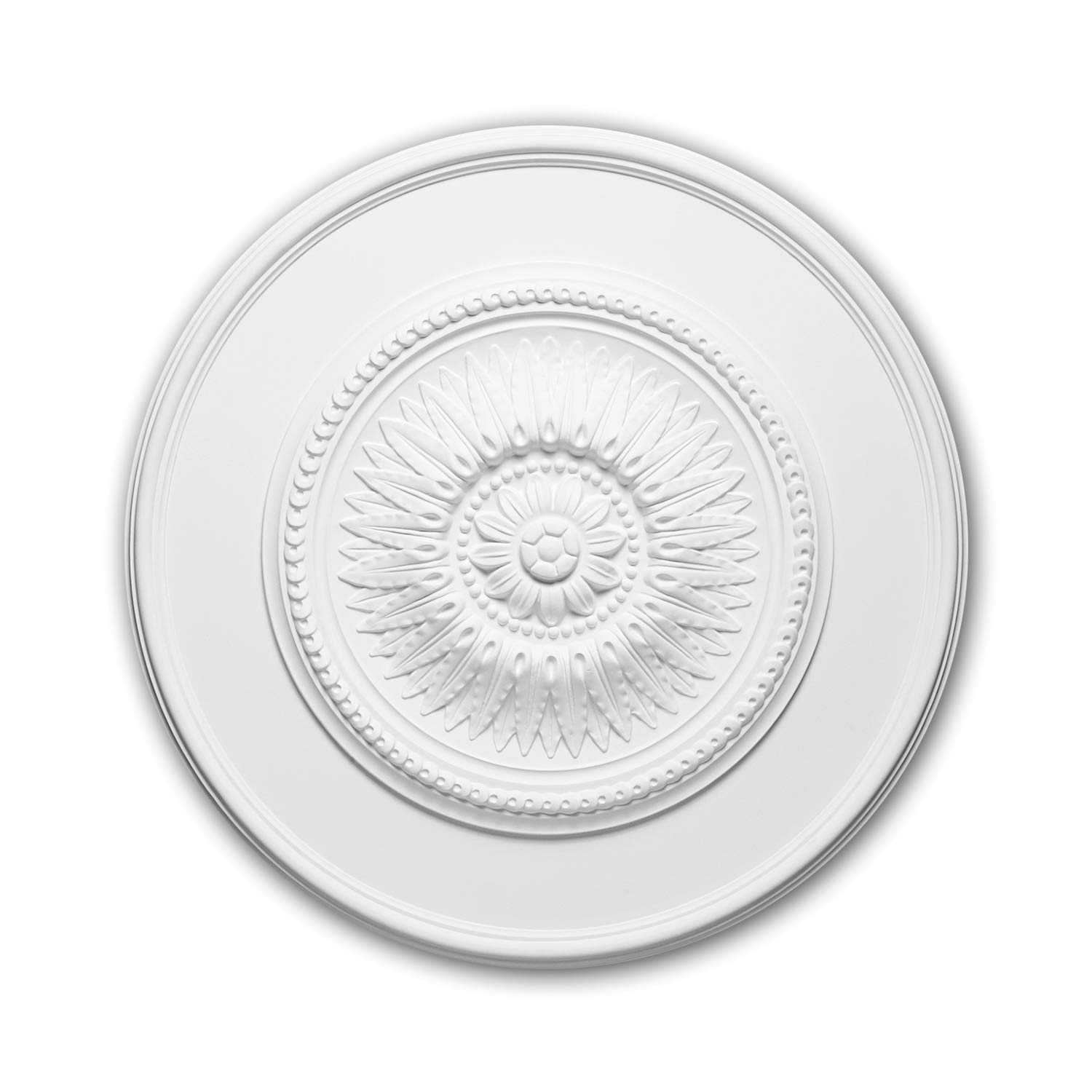Rosace Profhome 156023 en mousse polyuréthane rigide de diamètre 59 cm