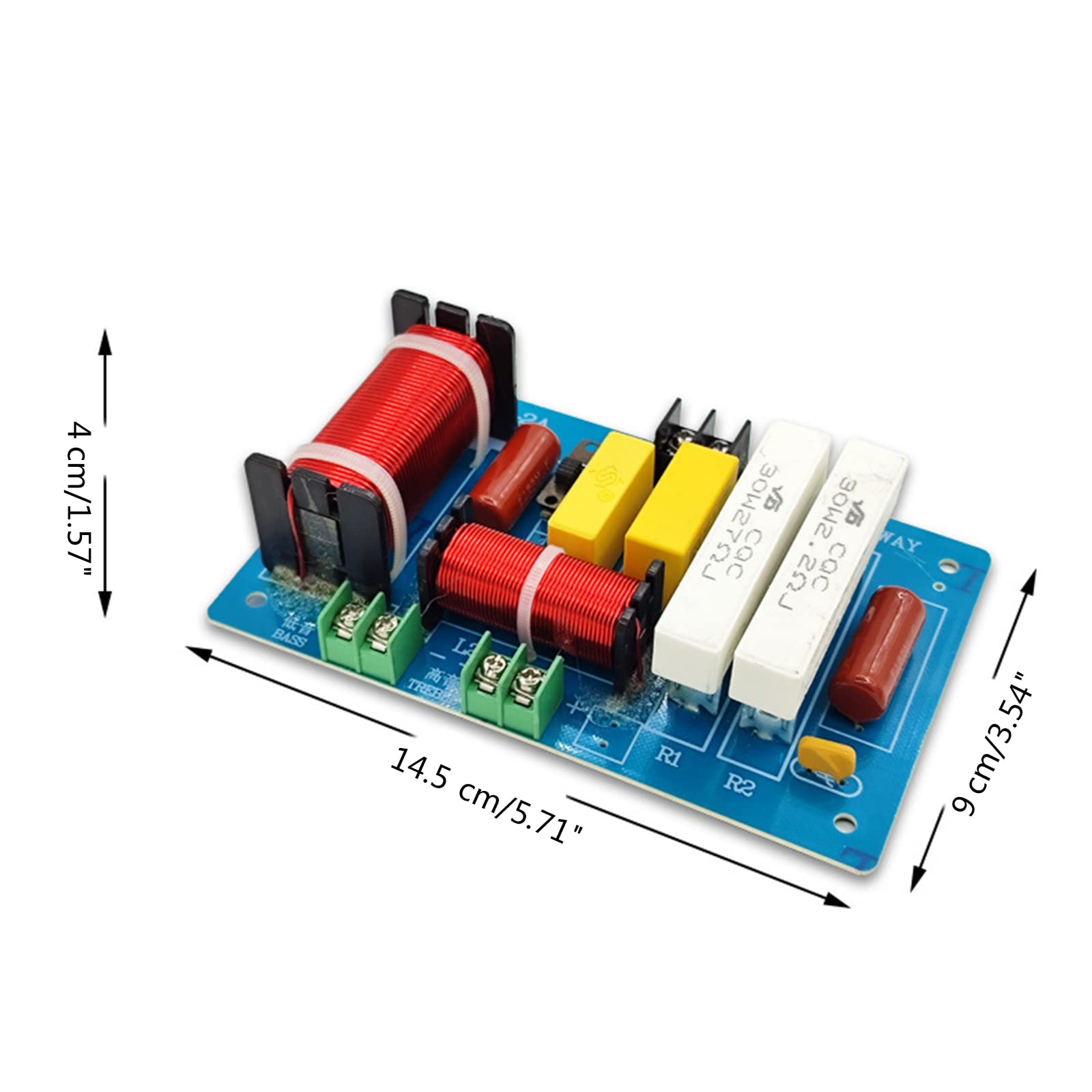 PA-2A 450W 2 voies haut-parleur séparateur de fréquence tweeter filtre basse amplificateur haut-parleur home cinéma séparateur de fréquence