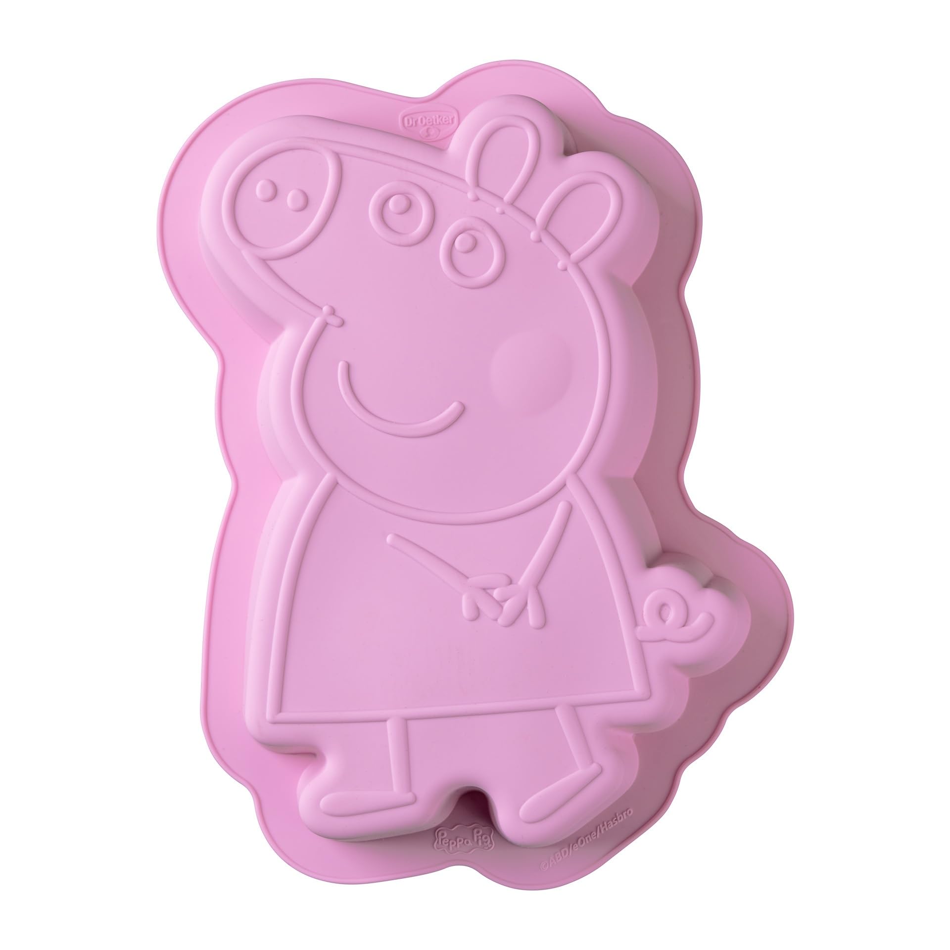 Dr. Oetker Pink Peppa Pig Silicone Baking Mould - 1200Ml - Acid Resistant And Heat Resistant - Perfect For Baking With Kids And Peppa Pig Fans - Ideal For Children's Birthday Parties
