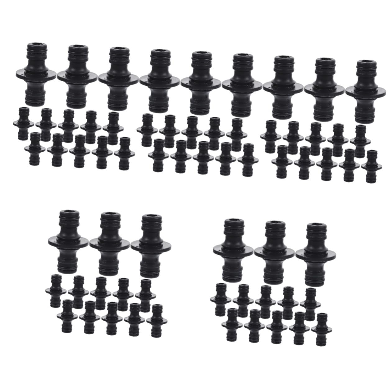 Mikikit 5 Set Adattatori per Raccordi per Irrigazione Connettori per Estensione E Giardinaggio Facile Installazione per Irrigazione Lavaggio Auto E Hobbistica 25 Pezzi*5