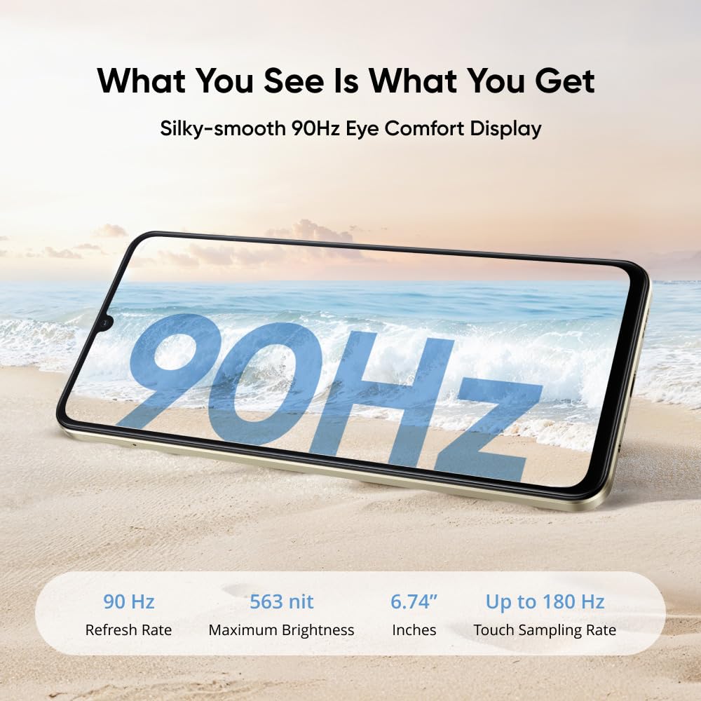 realme Note 70T Mobile Phones, Smartphone 4+256GB, Capacious