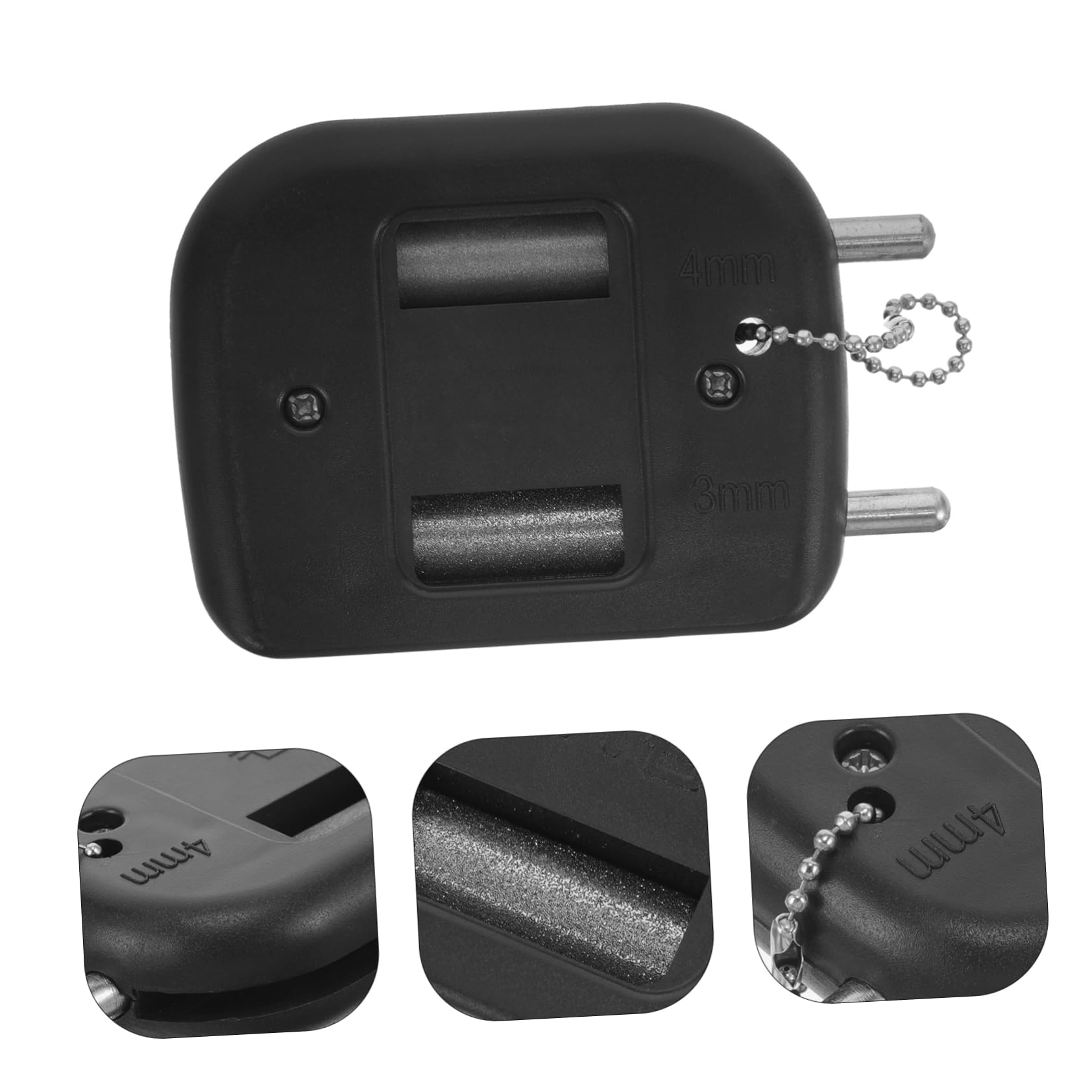 BESPORTBLE 4 Pièces Outils D'Affûtage De Lame De Glace Patins À Glace Affûteur De Patin Portable Outil D'Affûtage De Chaussures De Patinage Pratique Meule De Patin Accessoire De Lames De