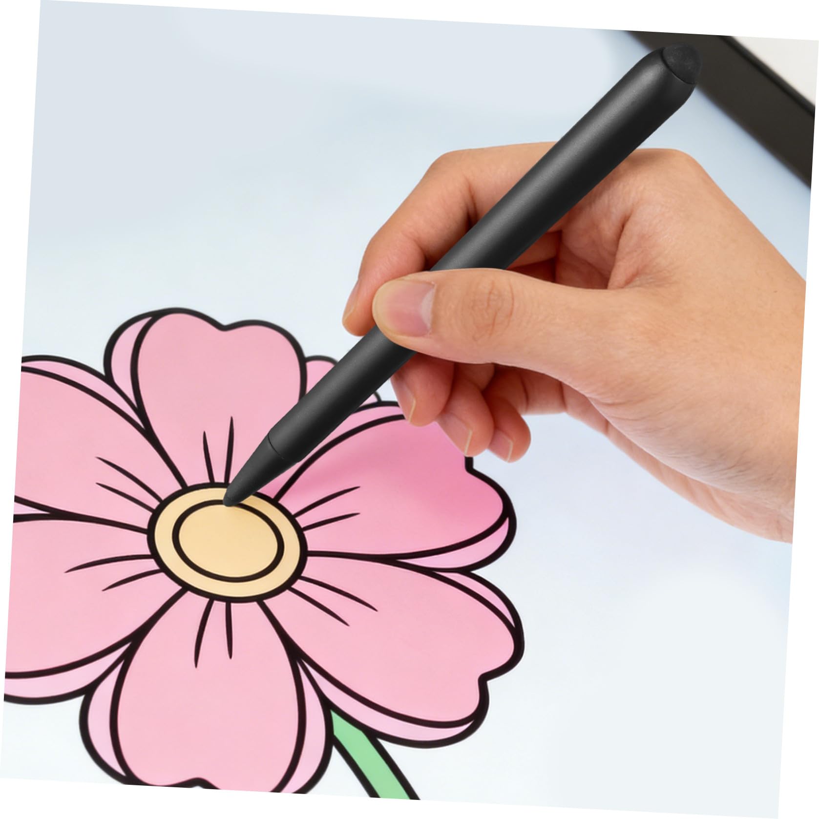 Stylus per Teaching All-in-one Machine Doppia Punta, Penna Touch per Schermo Capacitivo in Abs, 2 Pezzi per Riunioni Aziendali e Insegnamento Confortevole e Affidabile