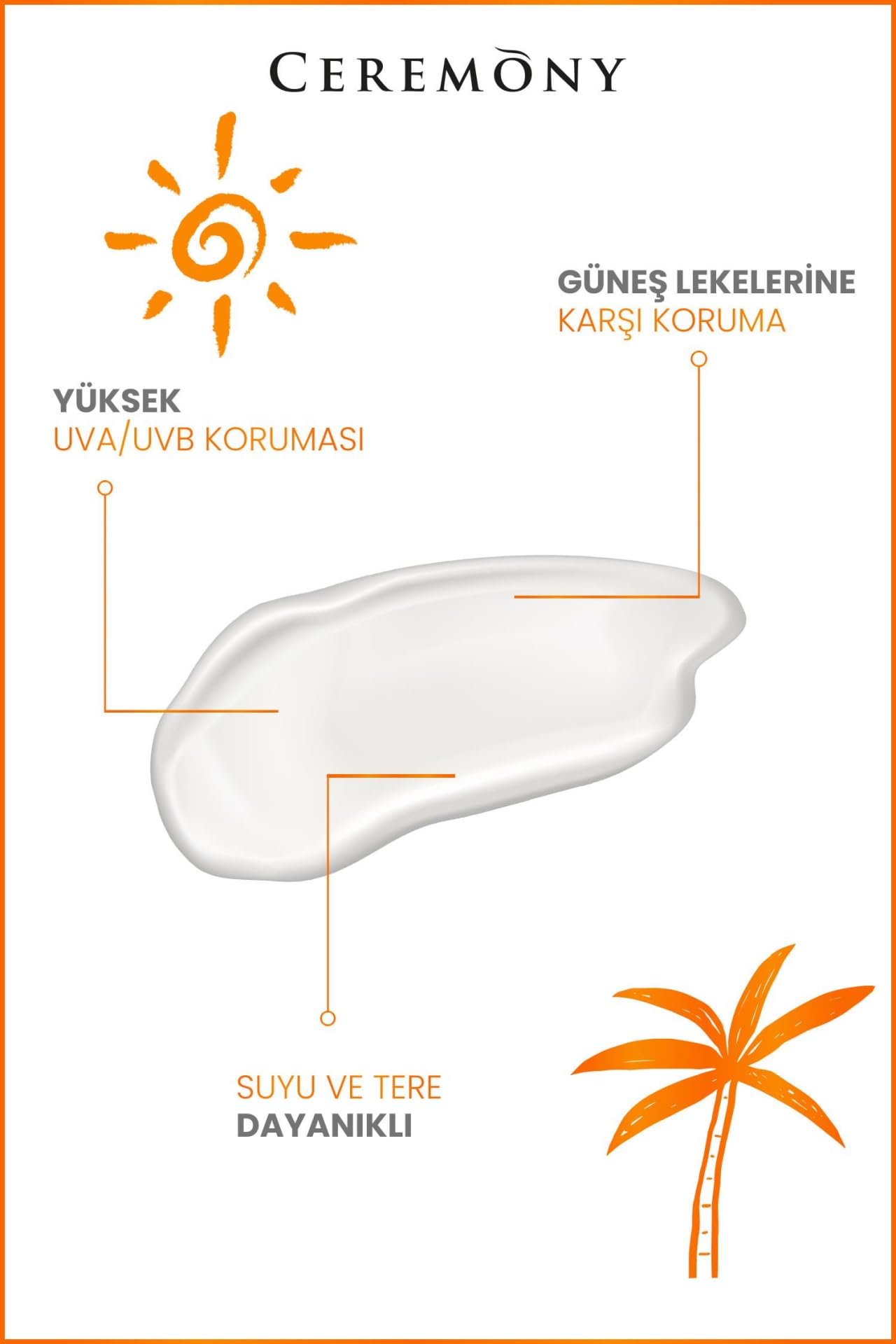 CEREMONY GÜNEŞ KREMİ 50+SPF YAĞLI CİLT.