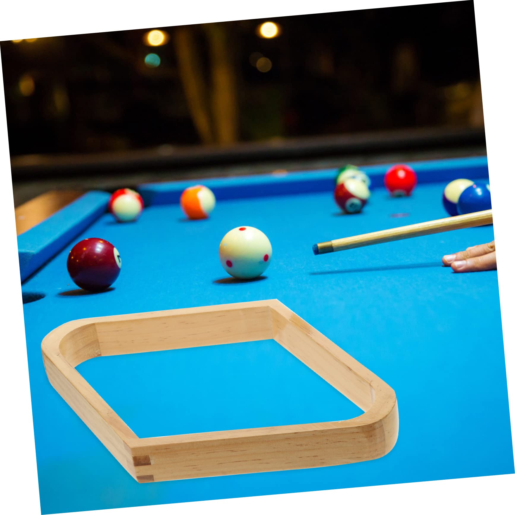 BESTonZON 2pcs Billiard Ball Rack Diamond Shape Billiard Ball Organizer for Pub Sturdy Lightweight and Durable Design Tightly Packed and Organized