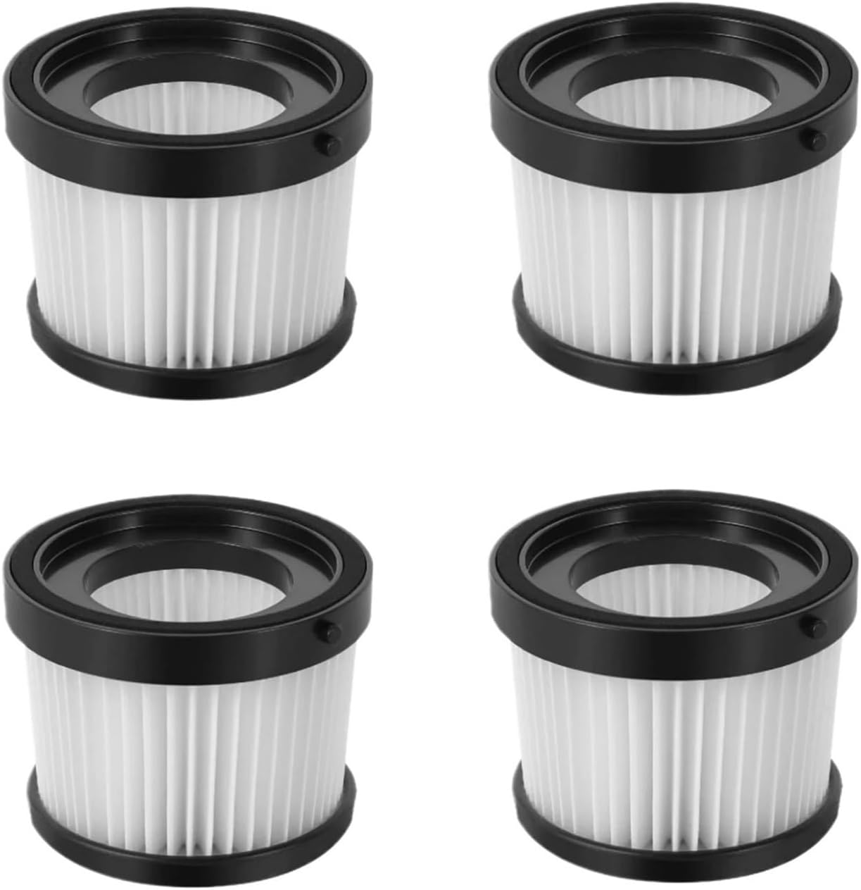 2/4pcs Filters， Compatible For DEWALT DCV501HB Cordless Handheld Vacuum Cleaner Replacement Filters，Compatible For Makita Vacuum Cleaners(4pcs)