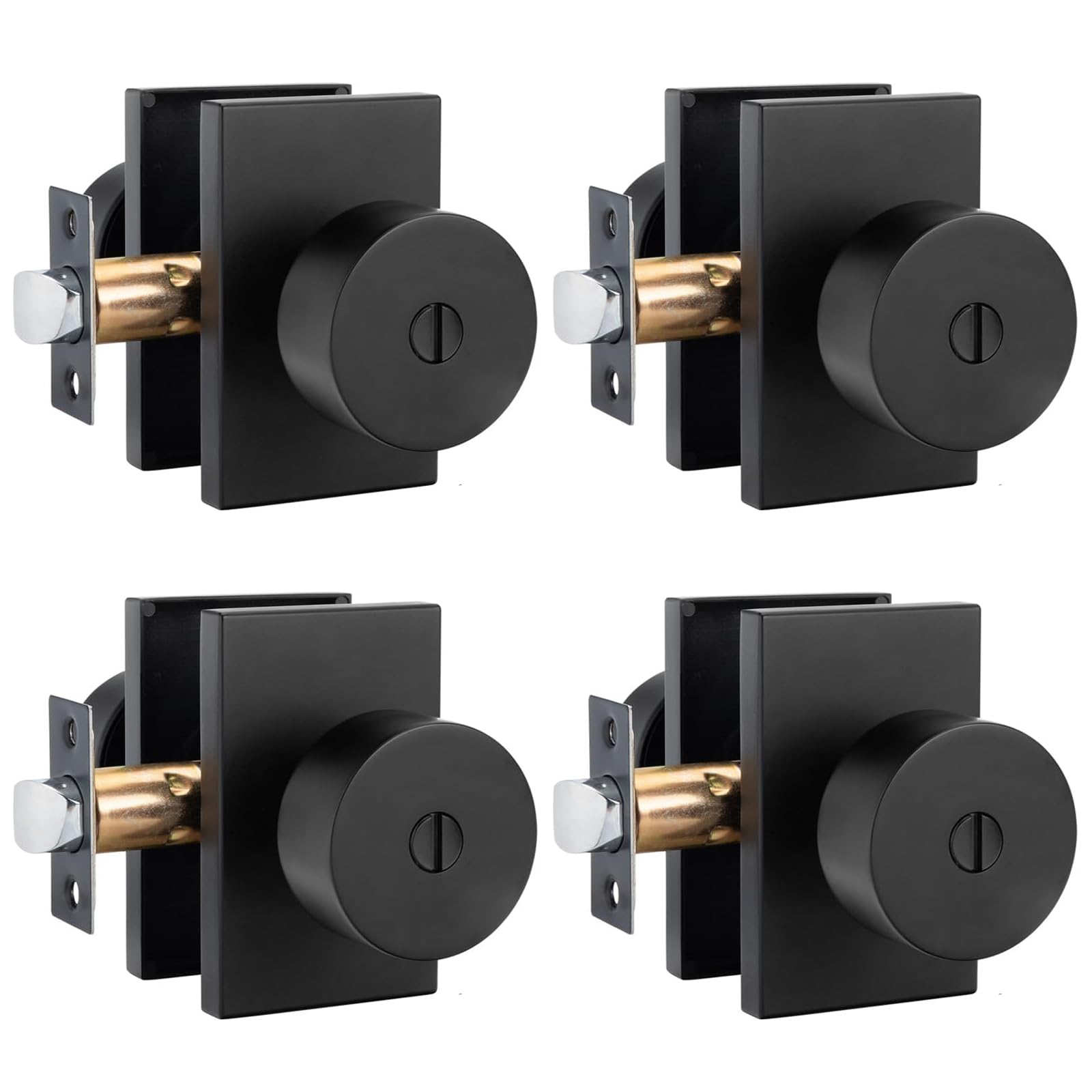 Gold Interior Door Knobs - Privacy & Security -20