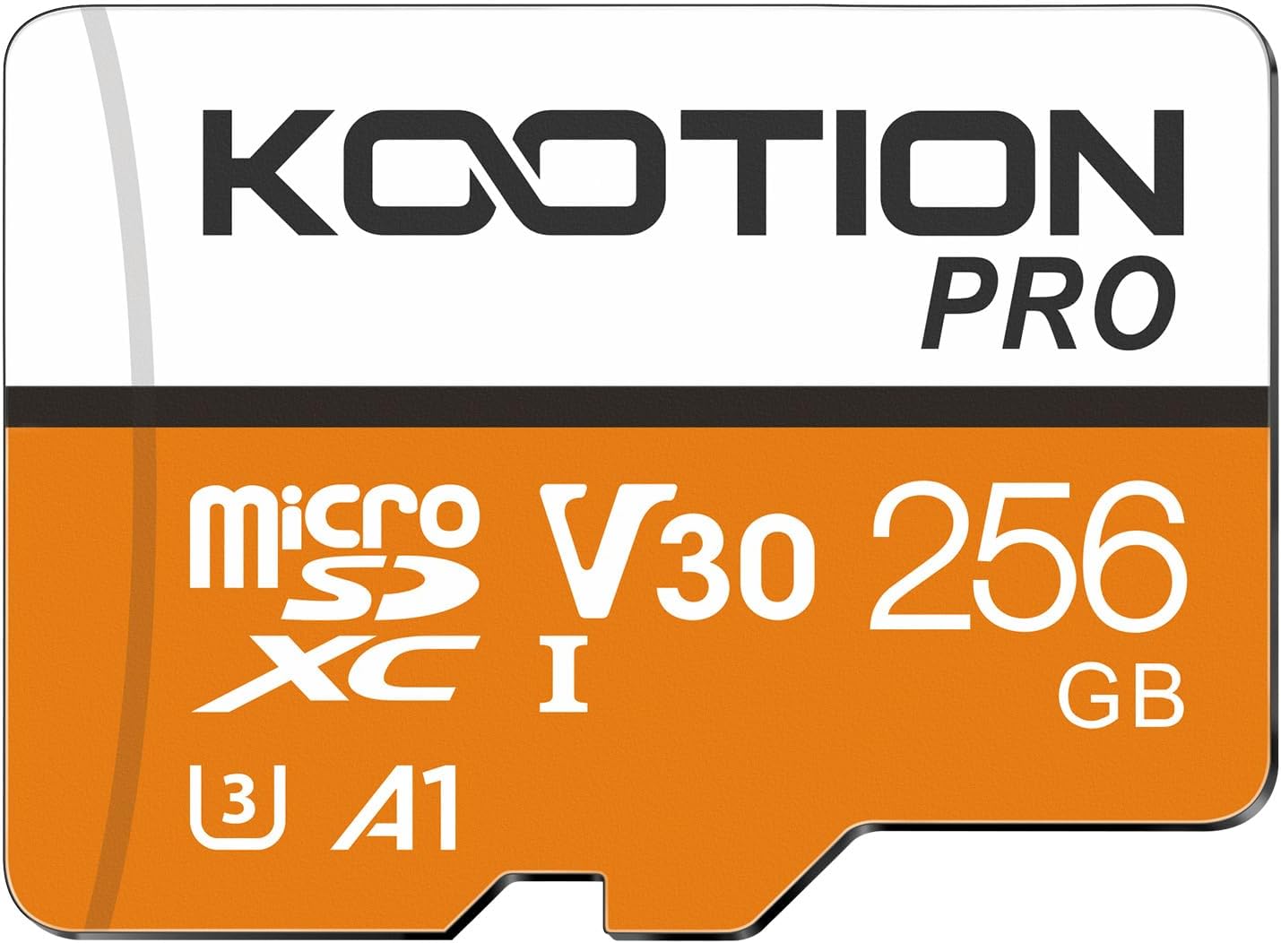 KOOTION 256 GB Micro SD Card, 4K Camera Pro, UHD Video for GoPro, Action Camera, Drone, Smartphone, R/W up to 100/35 MB/s MicroSDXC Memory Card UHS-I U3 A1 V30