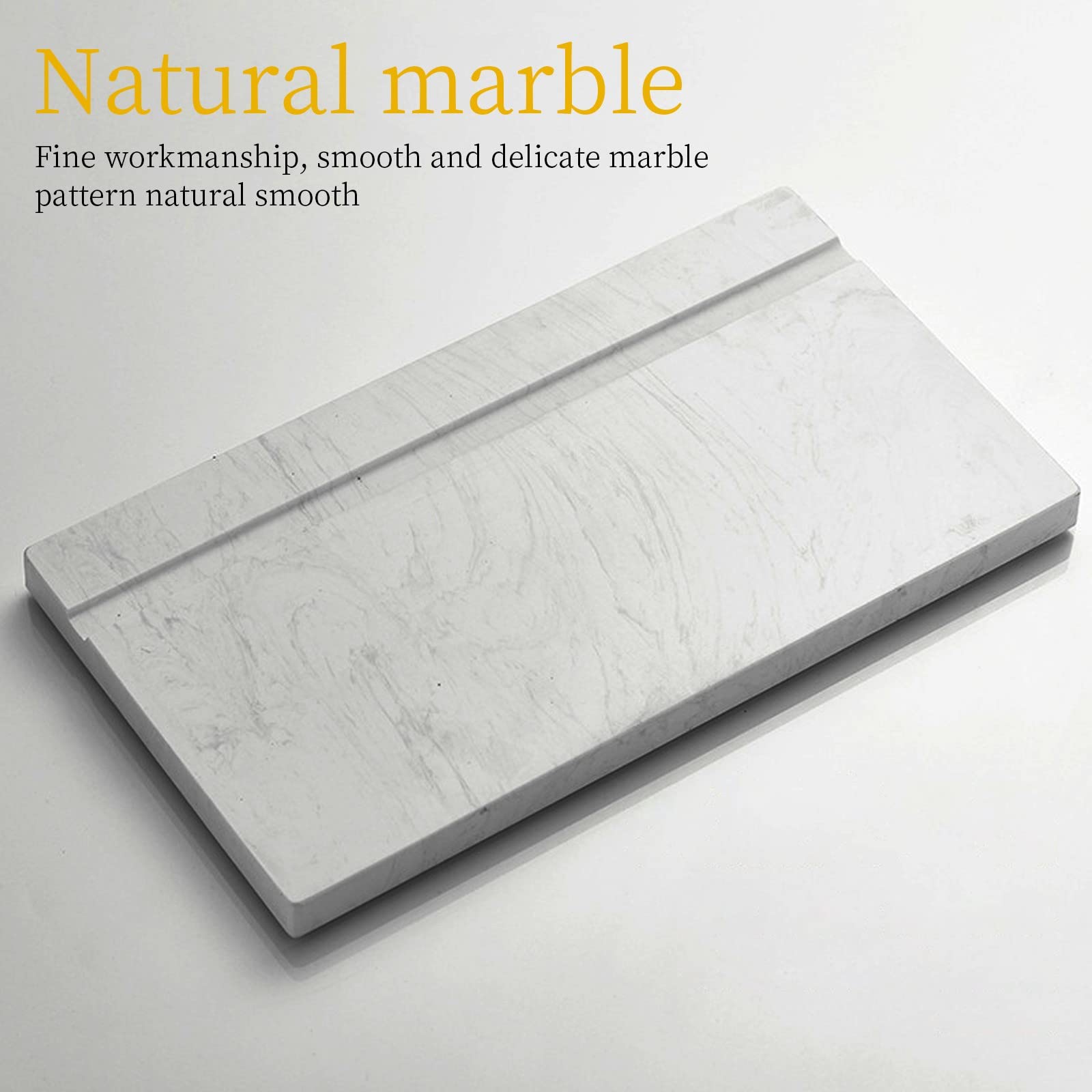 Bandeja para bañera, organizador de baño expandible de acero inoxidable, mesa de mármol para leer, portátil y baño de lujo