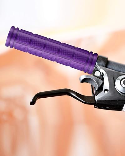 Miniatura 6 de MSDADA Puños de manillar de goma antideslizantes para niños, scooter, montaña, carretera, crucero