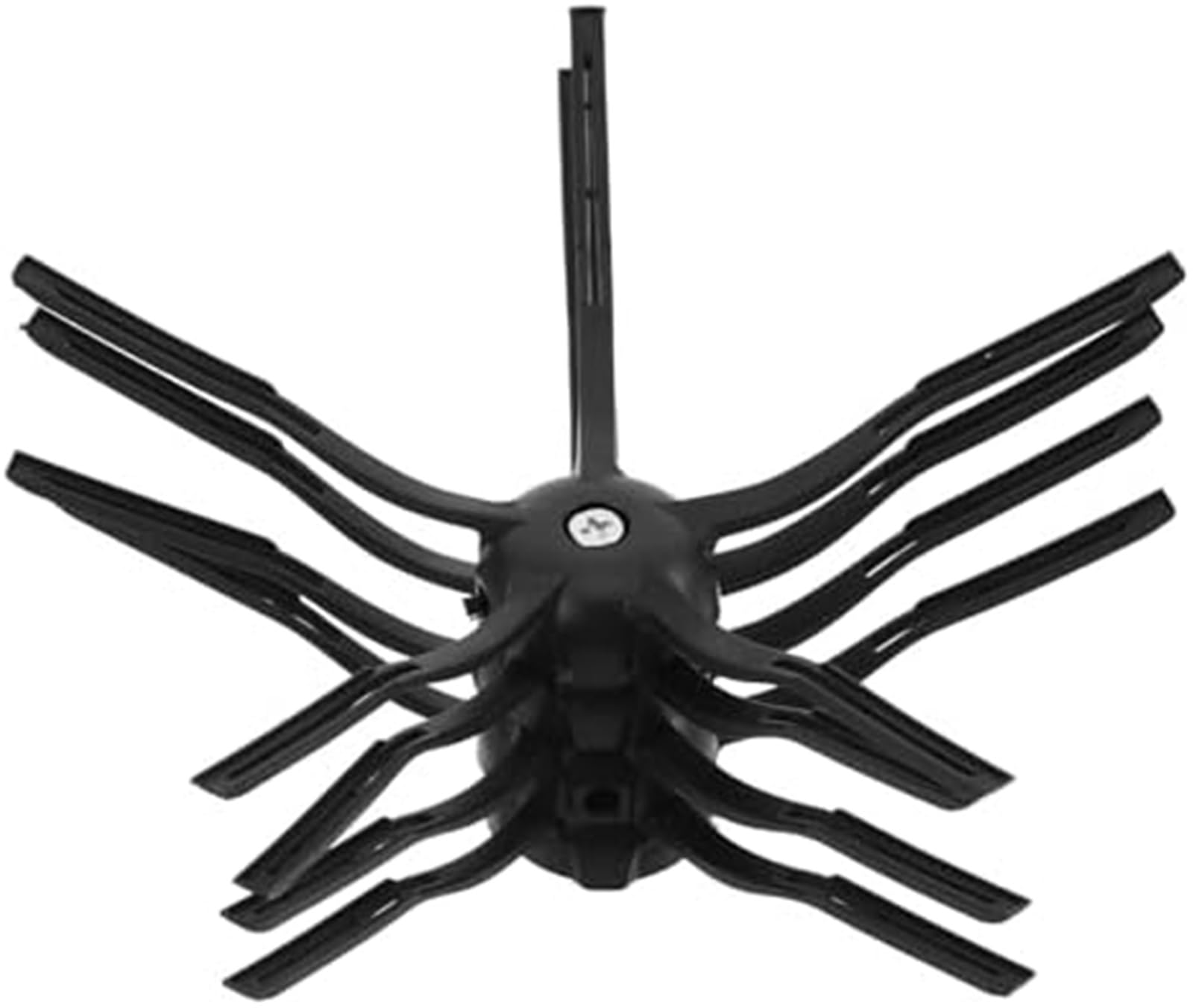JINFOLI Robot Floor Washer Replacement For Side Brush Edge sweeping Brushes Replacement, 5 Prong 4Pcs Black Spare Parts Robot Vacuum Cleaner, for Roborock G10s T7splus S7 S8