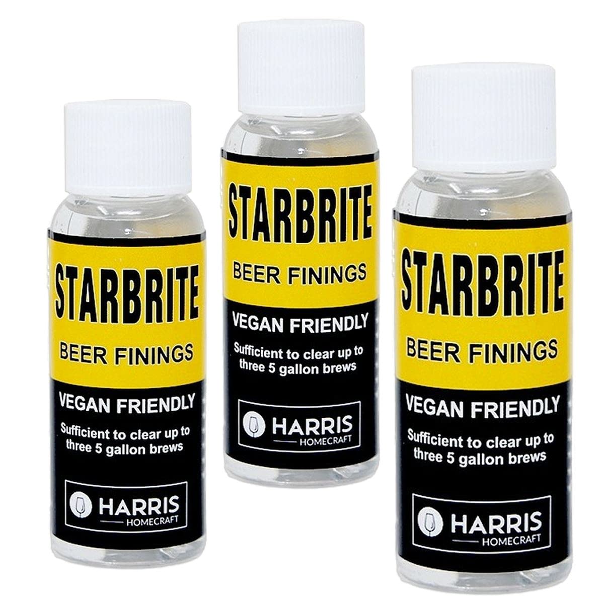 Harris Homecraft3X Harris Starbright Vegan Liquid Beer and Cider Finings 30ml