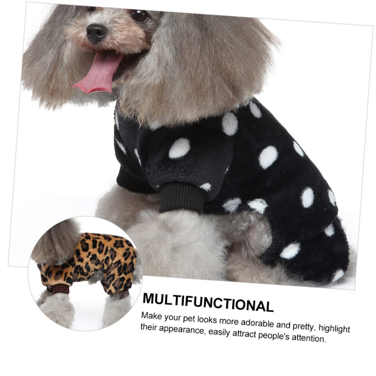 Sosoport 4pezzi Abbigliamento Per Cani Costumi Autunnali Adorabili Per Animali Domestici Comodi e Decorativi Per Passeggiate e Fotografie