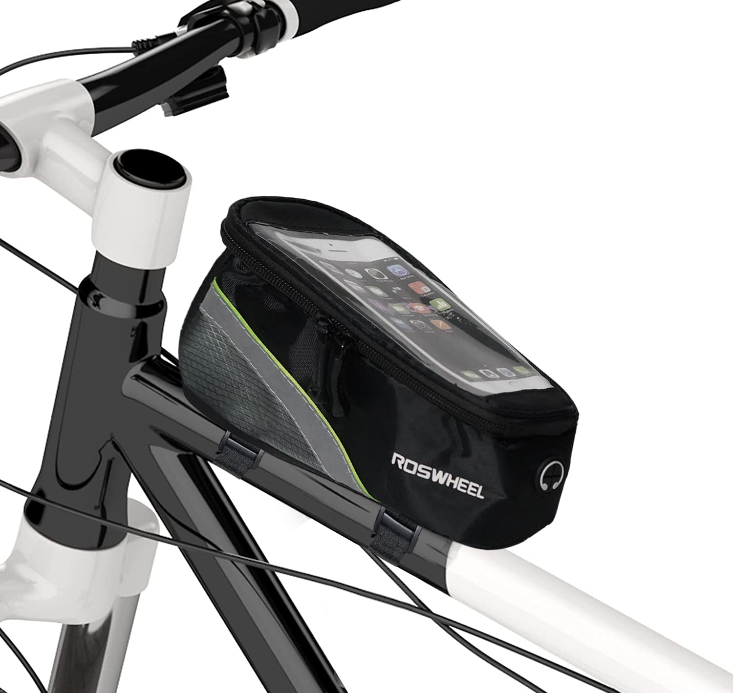 MANOGYAM Cycle Bag | Bicycle Phone Front Frame Bag | Bicycle Bag | Waterproof Bike Phone Mount Top Tube Bag | Bike Bag | Phone Case Holder Accessories Cycling Pouch Compatible All Phone under 6.5 Inches (B0BT9TQY7T) Amazon Price History, Amazon Price Tracker