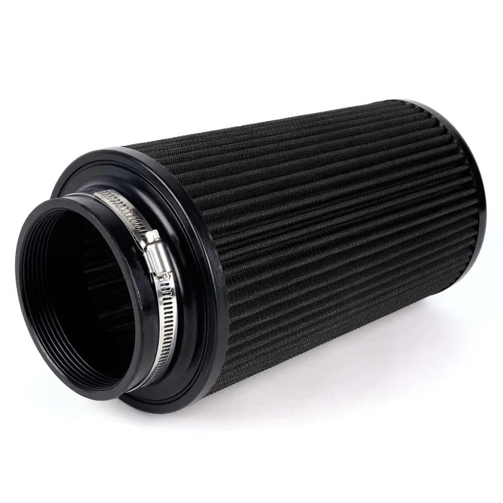 Kit de admisión Filtro de aire de entrada de aire frío de alto flujo para coche de carreras de 3 "3,5" 4 "tres tamaños filtros de aire cónicos lavables 10,6" Entrada para Coche