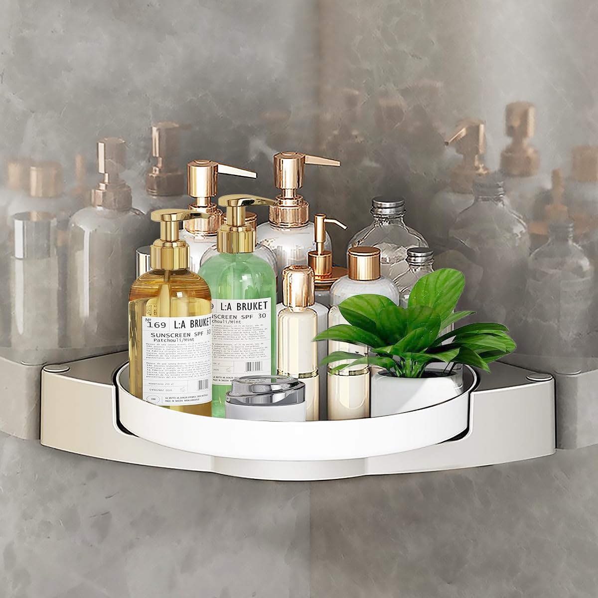 Shuokang Plastik Badewannenablage,Badewannenspielzeug-Aufbewahrungskorb Für Kinder,Badewanne Organizer & Aufbewahrung,Multifunktionale Badaccessoires,Einziehbar,Schnelltrocknung,Weiß(80x15x10cm