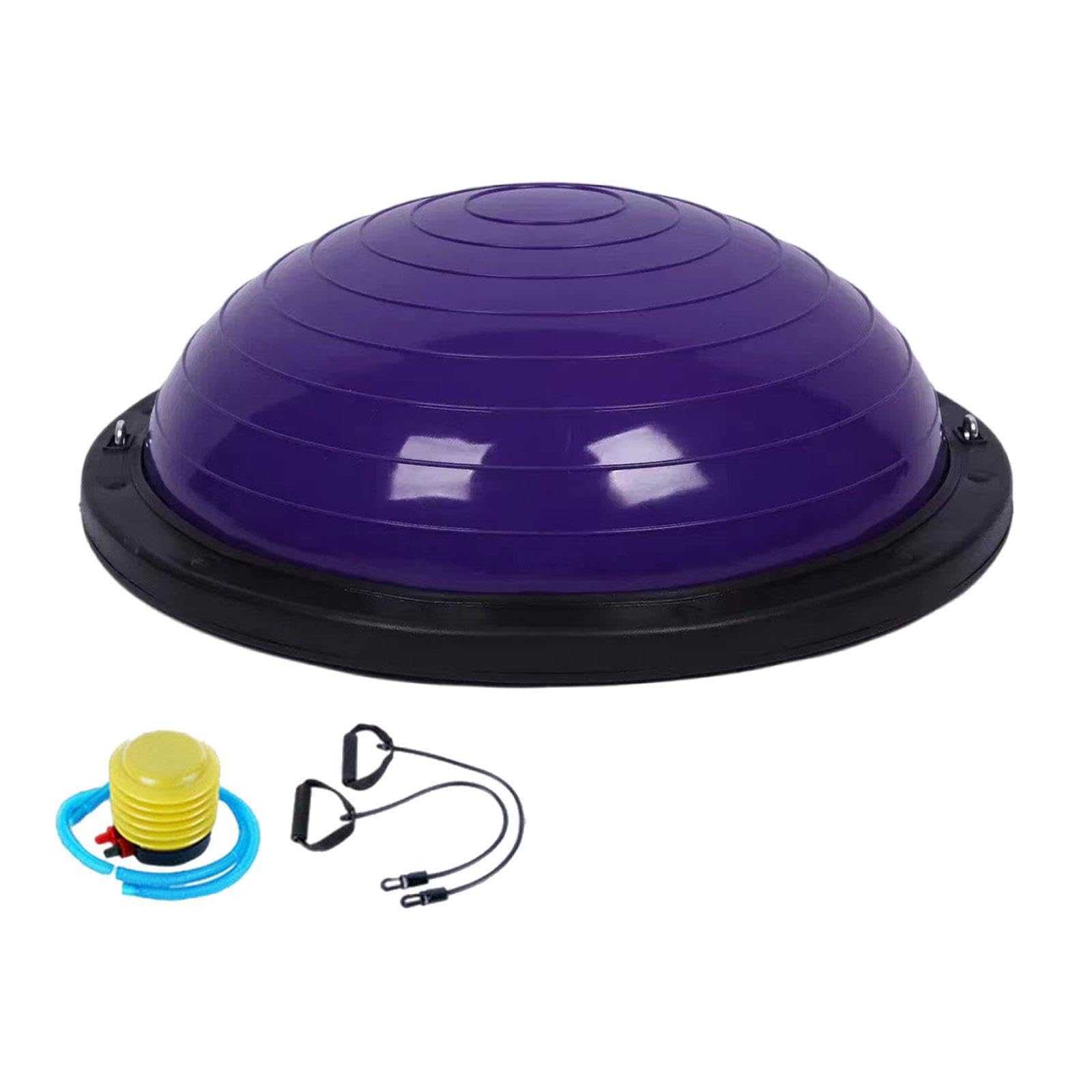 Balance Trainer De Mitad De Balón Antideslizante De Pvc,Morado