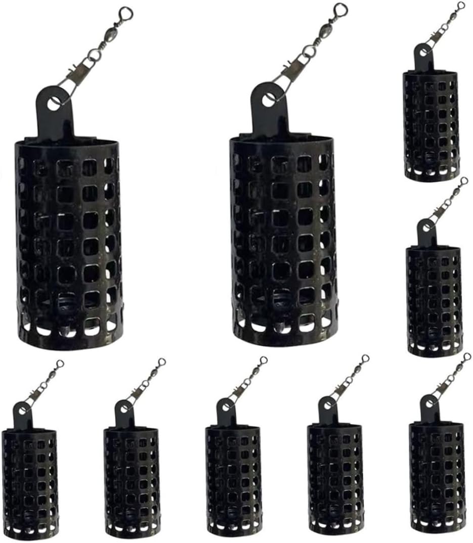 Pêcheur Lere Cage Carpe Fishing Bait Feeder Metal Carp TACKEDER Pêcheur Lere Cage Carpe Fishing Bait Feeder Metal Carp TACKEDER