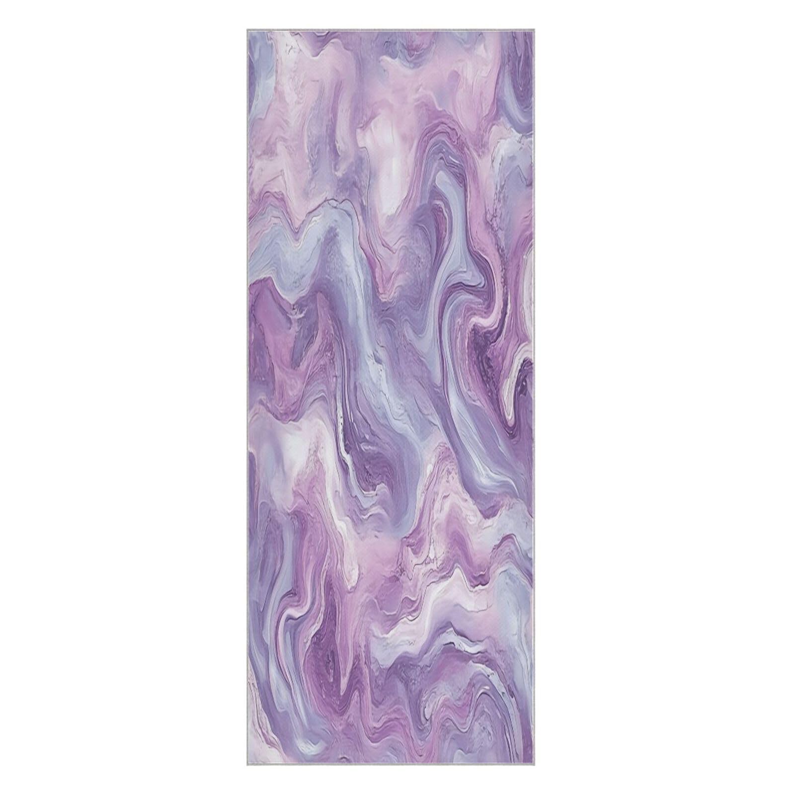 BURSTDDY Marble Hot Yoga Towel Absorbent Non Slip Yoga Mat Towel