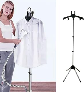 Handheld Garment Steamer Rack,Foldable Garment & Clothes Drying Rack,Adjustable Height,Hanging Ironing Machine Hanger Steam Ironing Machine Accessories Bracket Stand(Size:63inch)